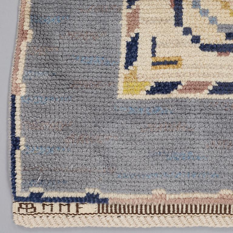 Märta Måås-Fjetterström, A CARPET, "Blåringen", knotted pile, ca 251 x 150-157 cm, signed AB MMF.