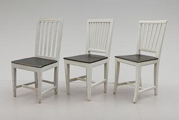 STOLAR, 6 st, gustaviansk stil, 1800-/1900-tal.