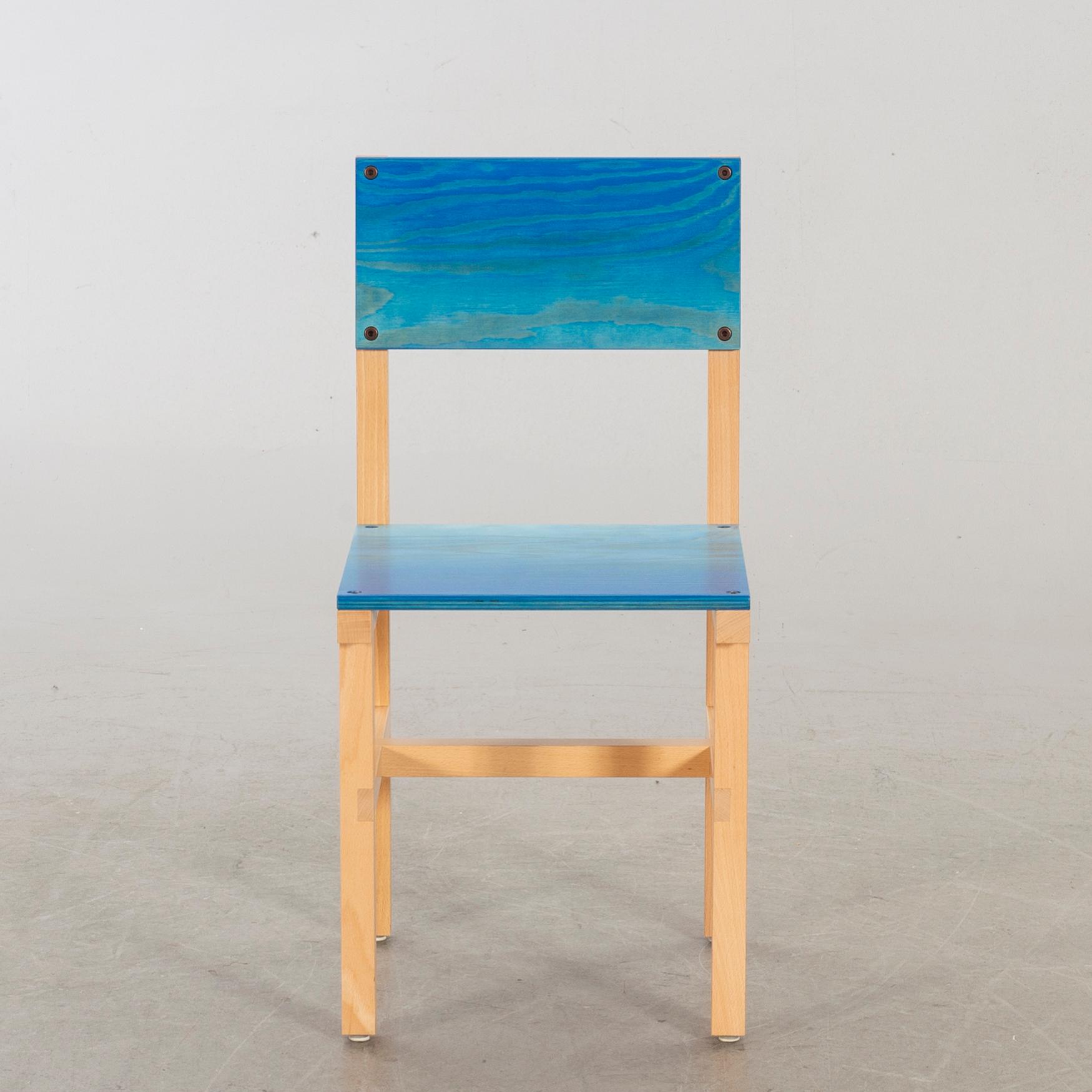 FREDRIK PAULSEN, "Röhsska"Designbaren, chair, Blå Station 2020, Chair 66/102.