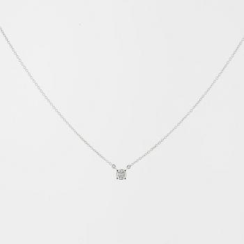 COLLIER, med briljantslipad diamant 0.40 ct.