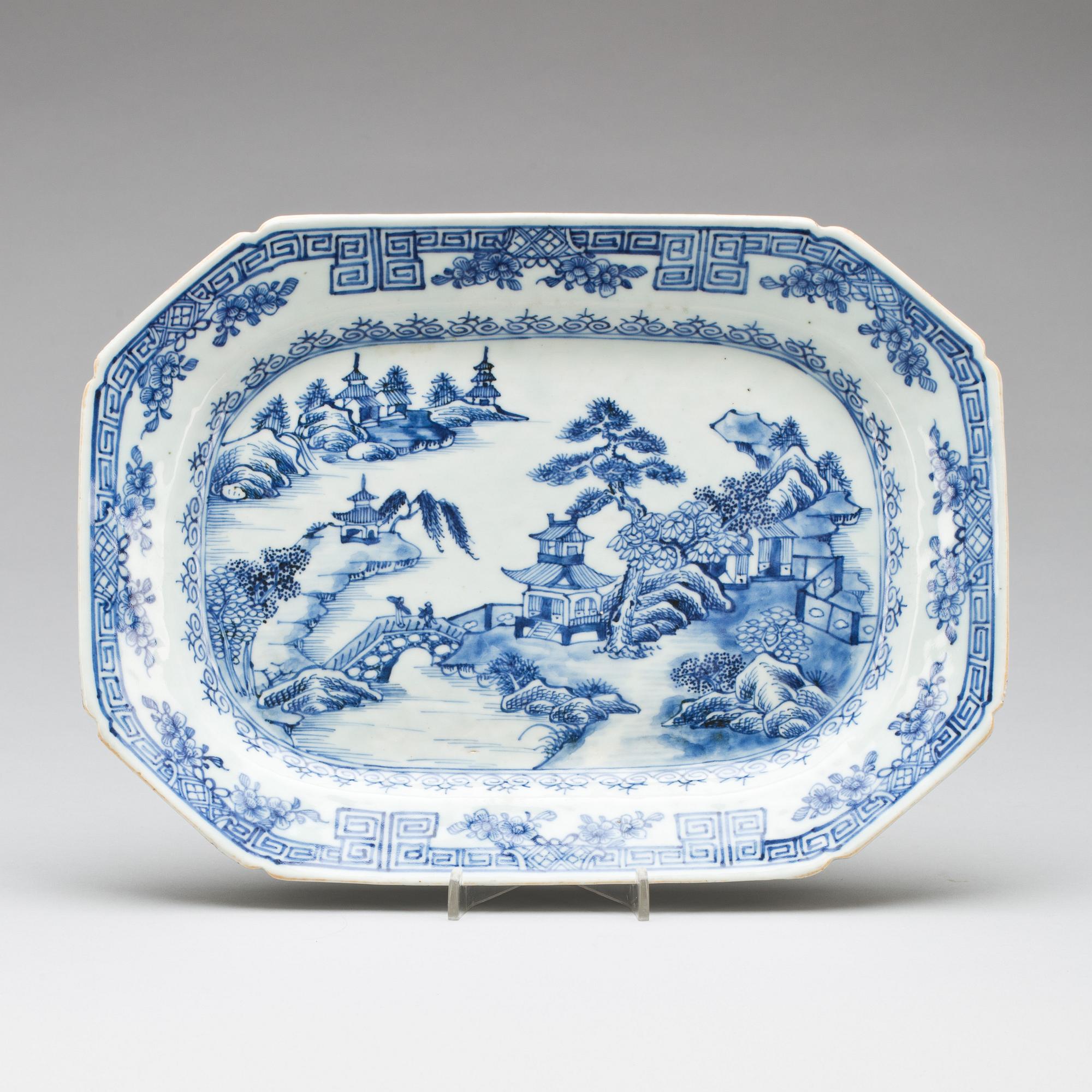FAT, porslin, Kina, 17/1800-tal.