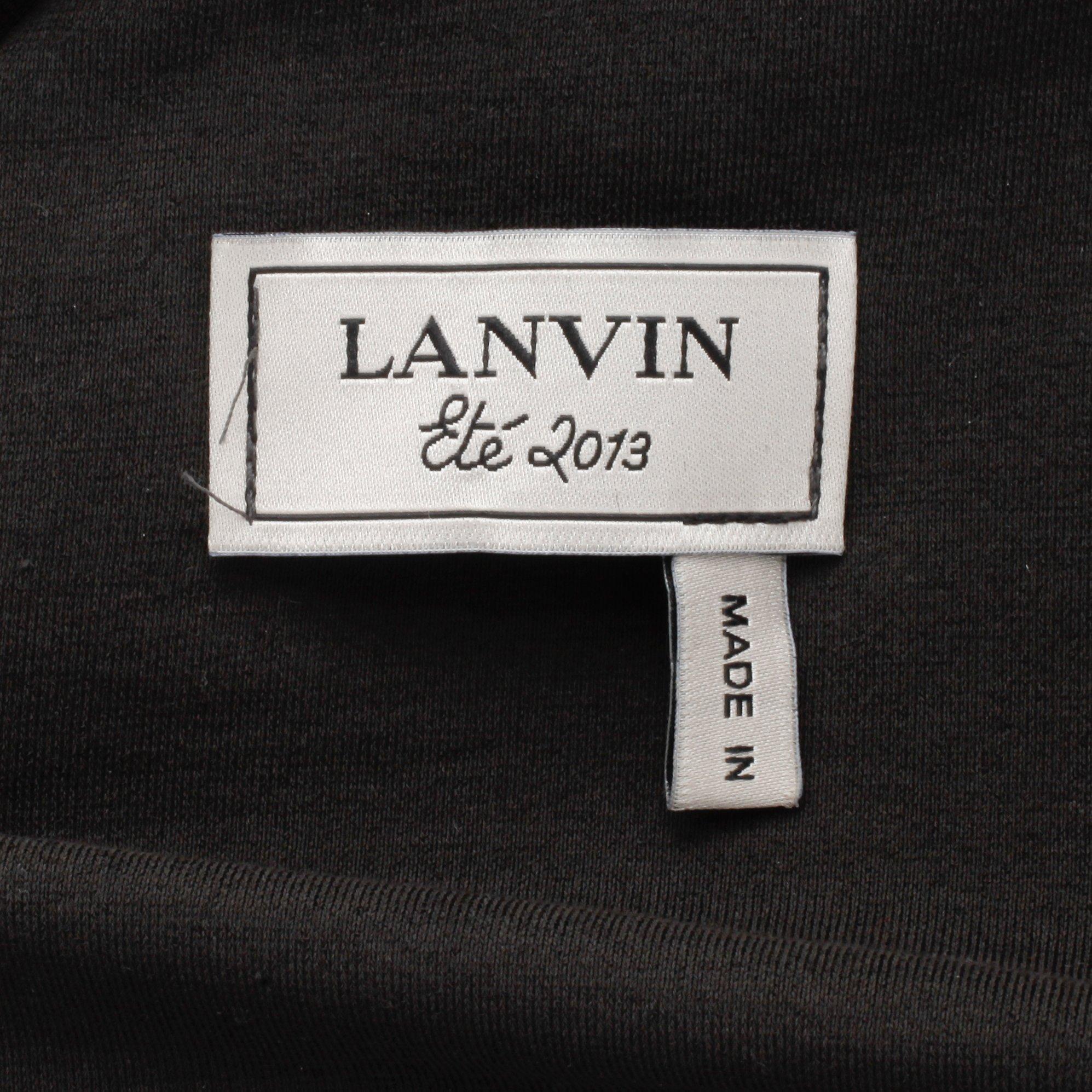 DRESS, Lanvin, a grey one shoulder dress.