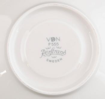 KAFFESERVIS, 24 del, porslin, Louise Adelborg, Rörstrand.