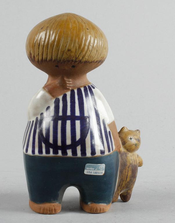 FIGURIN, 3 st. Stengods, Lisa Larson Gustavsberg.