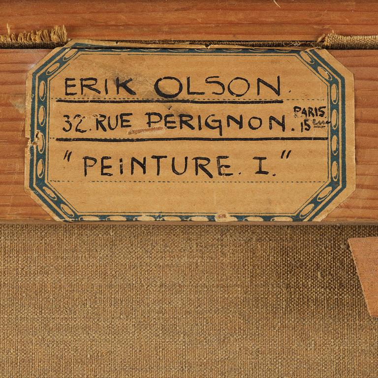 Erik Olson, "Svart, gult och vitt".