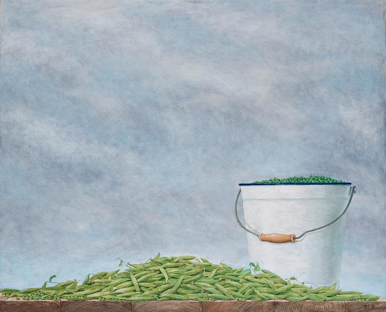 Philip von Schantz, Bucket with sugar snap peas.