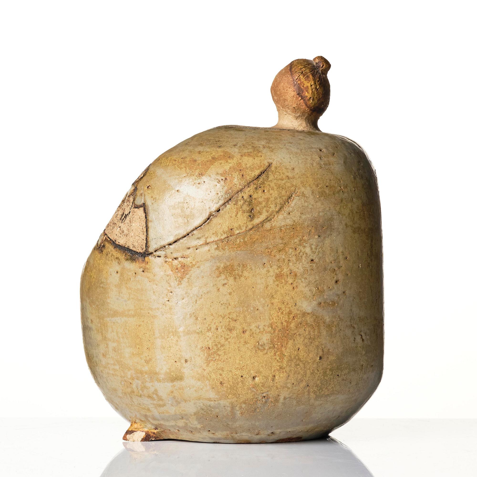 Lisa Larson, a stoneware sculpture of a mother with children, Gustavsberg Studio circa 1960.