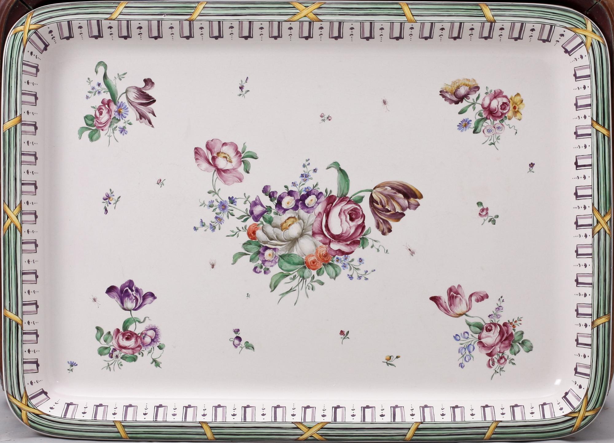 TEBORD, rokokostil, fajans, Rörstrand, 1914.