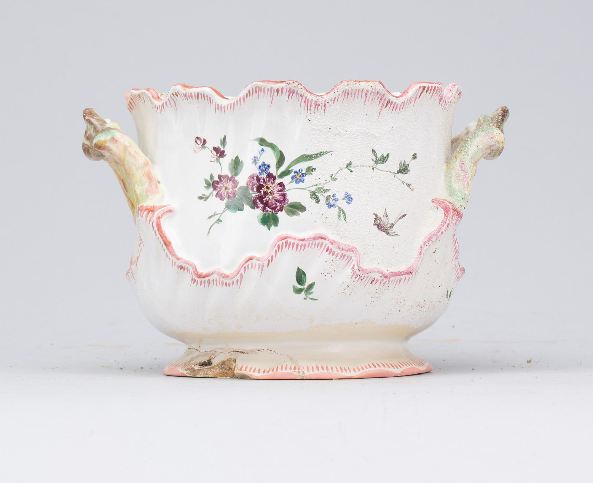 YTTERFORDER, fajans. Marieberg J.E. Ehrenreichs tid. 1759-1762.