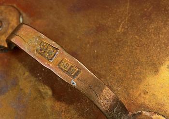 ALADÅBFORM MED LOCK, koppar, 1800-tal.
