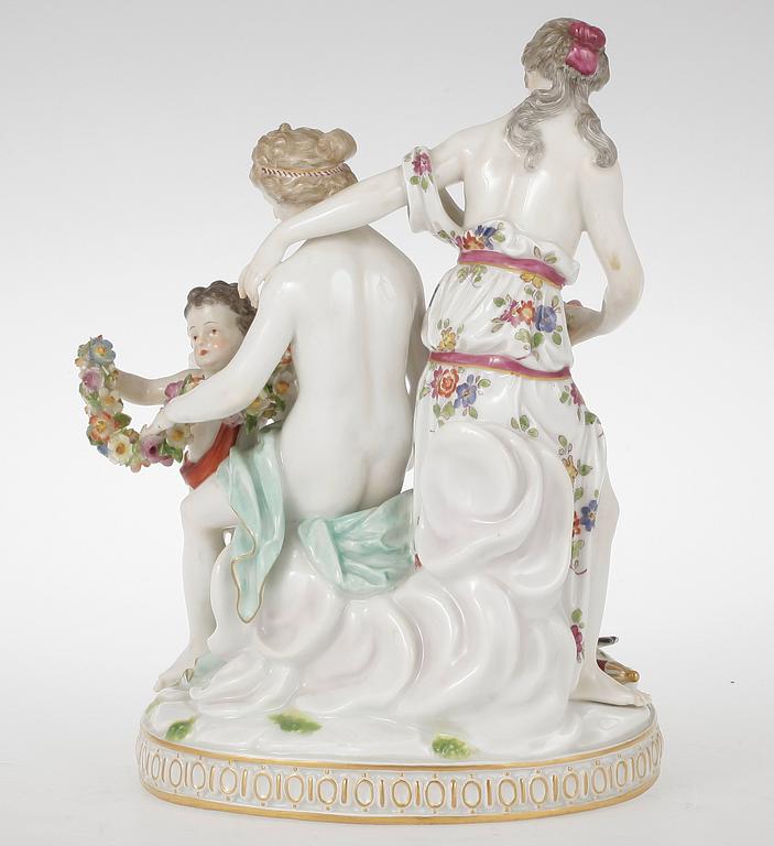 FIGURIN, porslin, Meissen, Tyskland, tidigt 1900-tal.