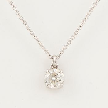 Brilliant-cut diamond necklace, Report CGL.