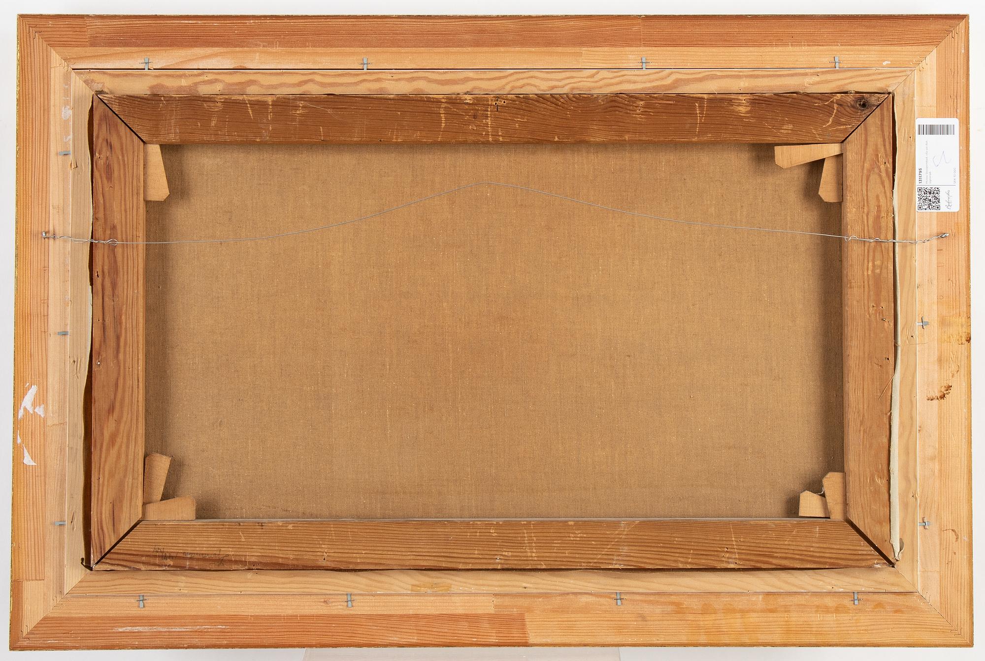 Mosse Stoopendaal, oil on canvas, signed.