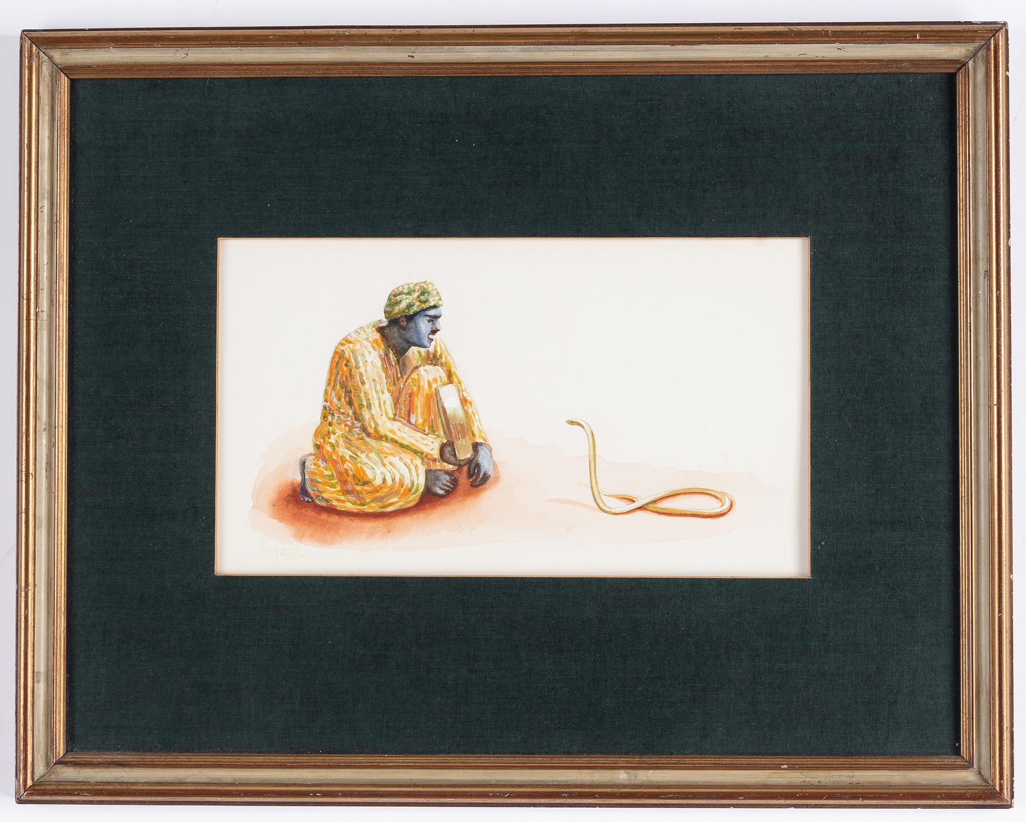 Kurt Jungstedt, watercolour, signed.