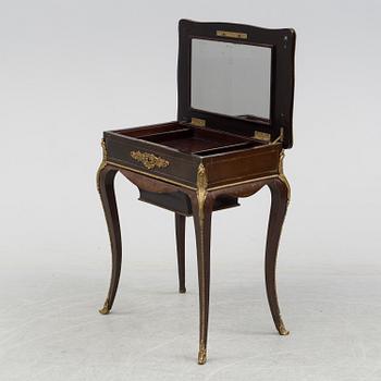 A late 19th century sewing table.