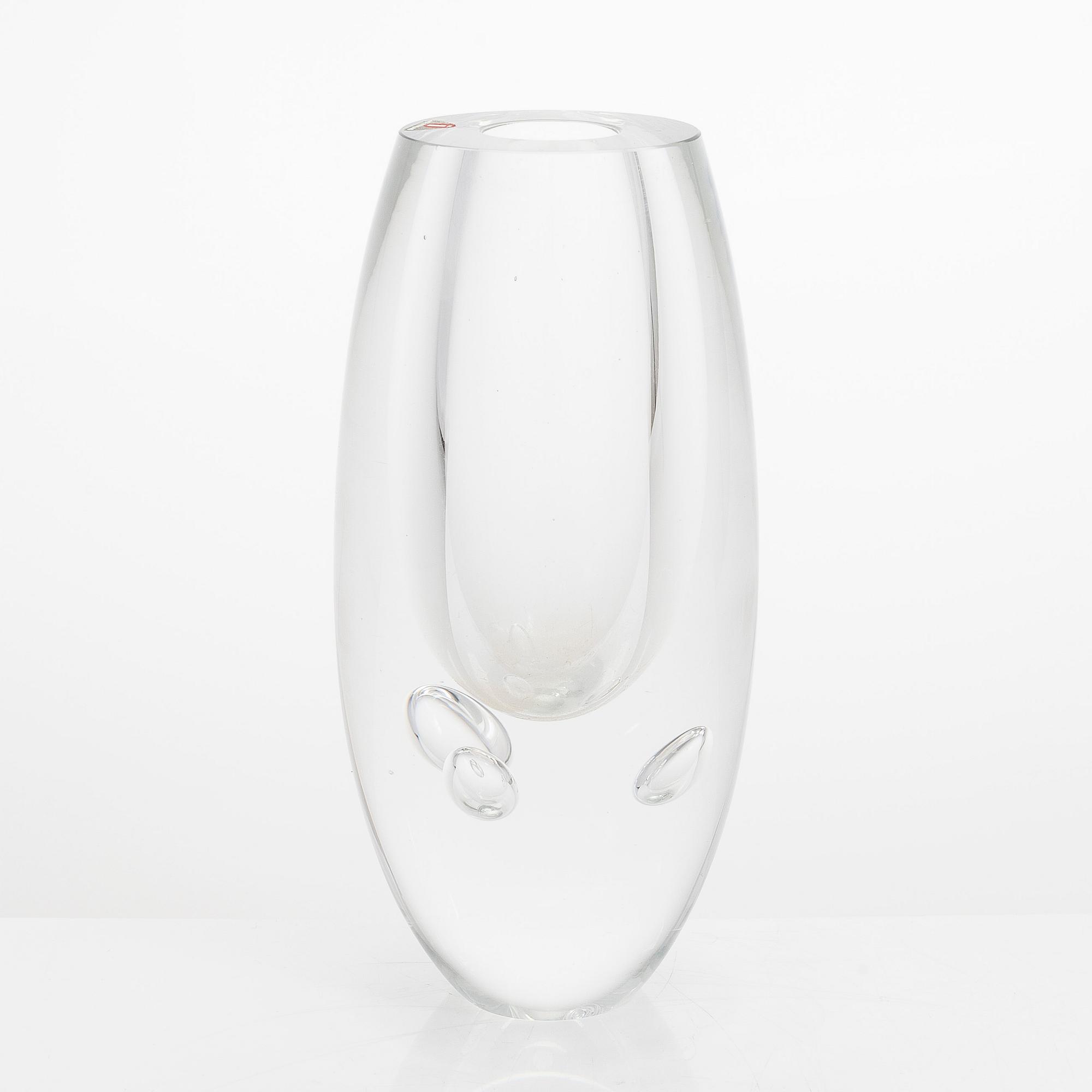 Timo Sarpaneva, glasskulptur, "Claritas", signerad Timo Sarpaneva 61/1985.