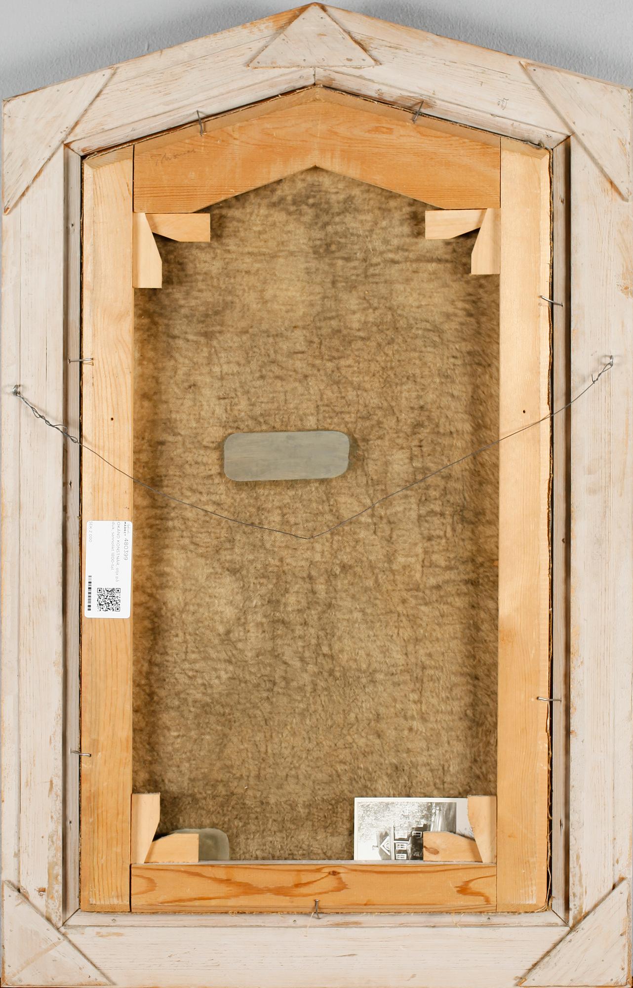 OKÄND KONSTNÄR, olja på duk, sannolikt 1800-tal.