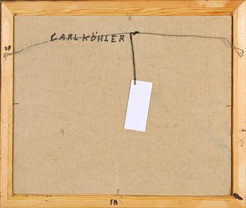 CARL KÖHLER, oljemålning, monogramsignerad.