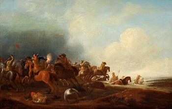 271. Jan Jansz. van der Stoffe, Battle scene.