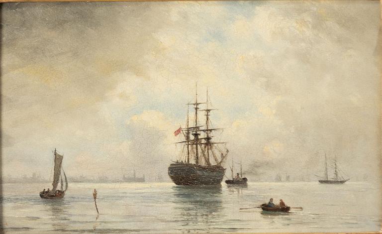 Carl Gabriel Adelsköld, Fartyg till havs.