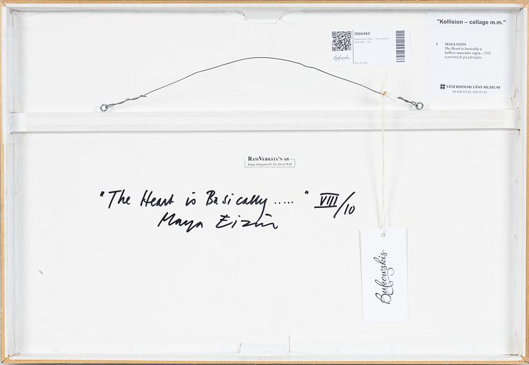 Maya Eizin Öijer, screenprint on acrylic glass, signed and numbered on verso.