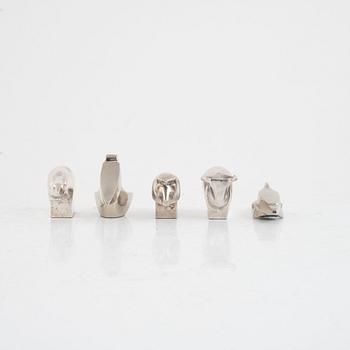 Gunnar Cyrén, a set of five figurines, Dansk Designs, Japan.