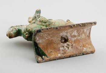 FIGUR, keramik, Kina, för taknock, Mingtyp.