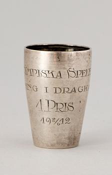 BÄGARE, silver, K Anderson, Stockholm, 1912. Tot 31 g.