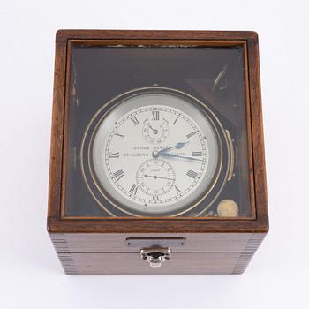 A marine chronometer from Thomas Mercer Ltd., St. Albans, first part of the 20th Century.