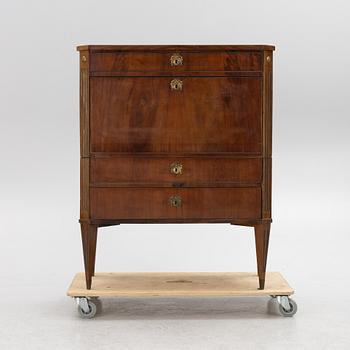 Secretaire, late Gustavian, first half of the 19th century.