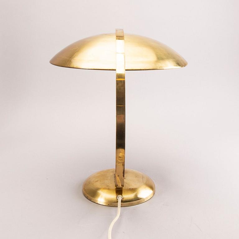 A brass table light, Egon Hillebrand, Germany, 1940's.