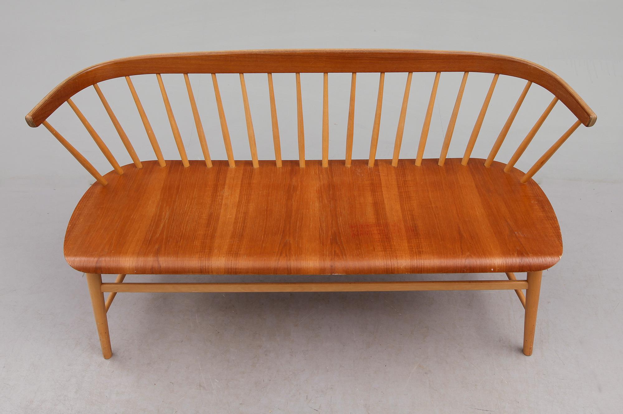 SOFFA, "Florett, nr 150", AB Bröderna Wigells stolfabrik, 1900-talets andra hälft.