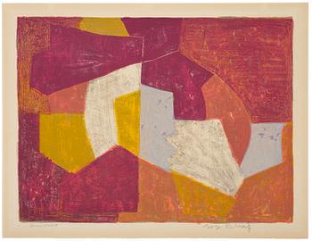 733. Serge Poliakoff, "Composition rouge, verte, bleu et jaune".