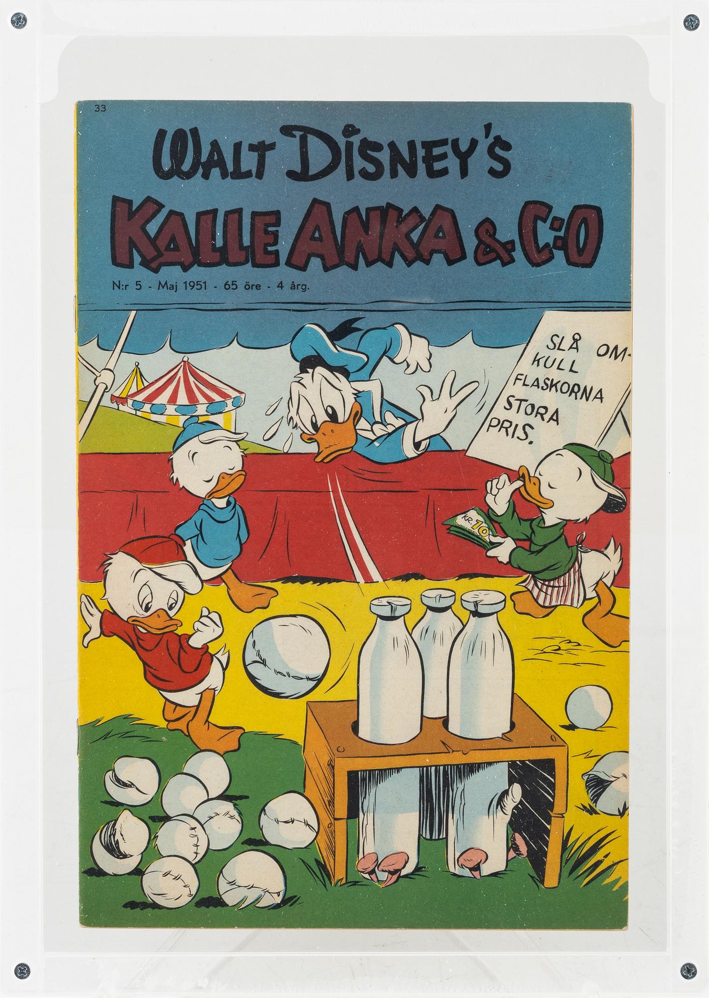 Comic book, "Donald Duck & Co" No. 5, 1951.