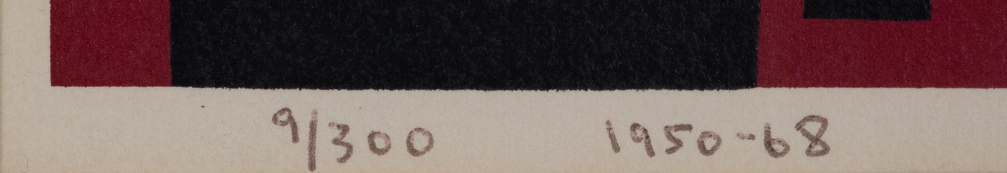 Olle Bærtling, "Égypte - formes noires dans le rouge" .