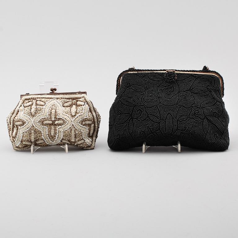 AFTONVÄSKOR, 2 st, Frankrike, 1900-talets första hälft.