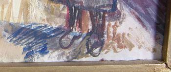 OKÄND KONSTNÄR, olja på duk. 1900-tal.