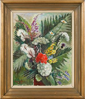 AGDA HOLST, oil on panel, signed and dated 1947.