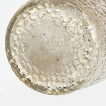 Two glass vases, one Loetz, ca 1900.