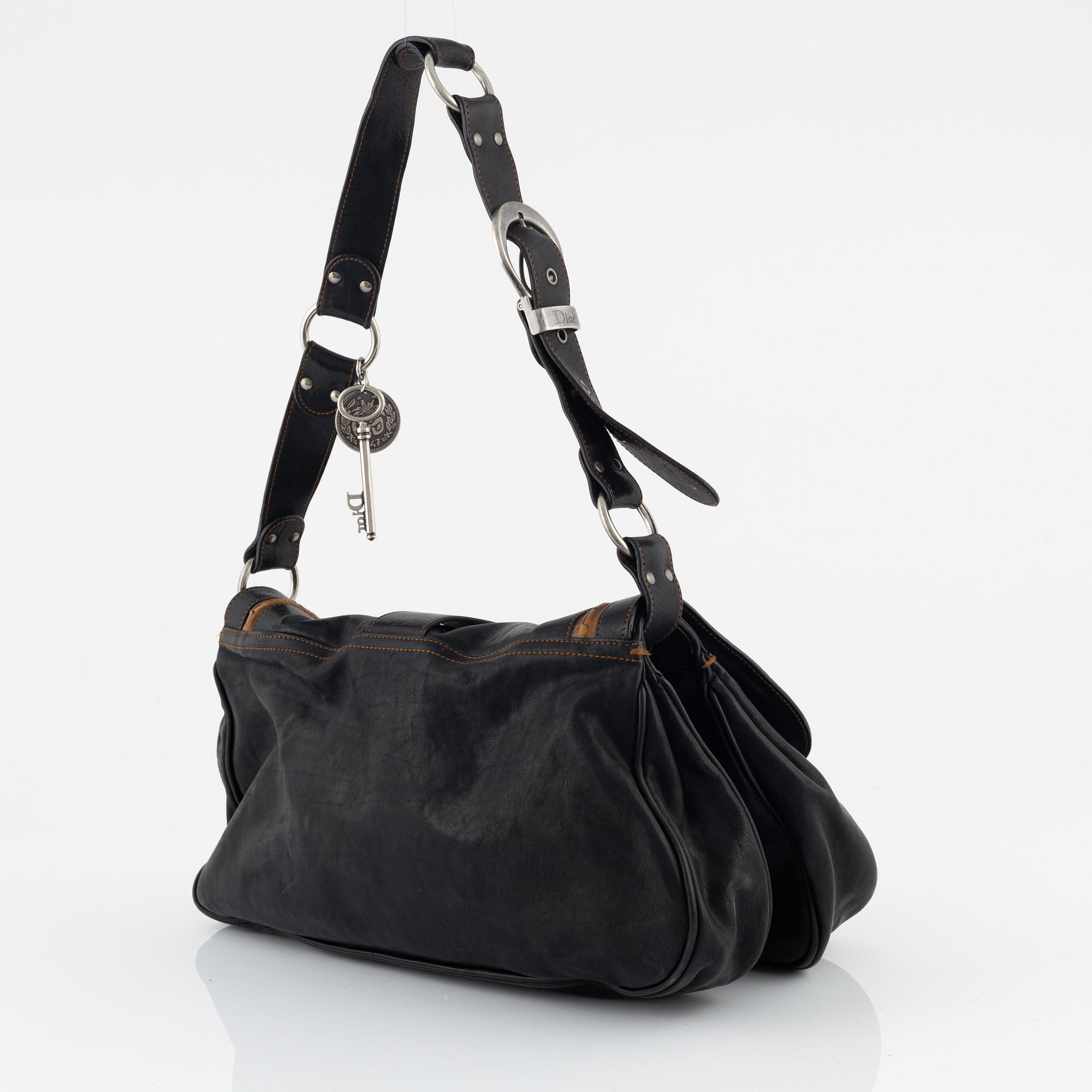 Christian Dior, a leather 'Gaucho saddle bag'.