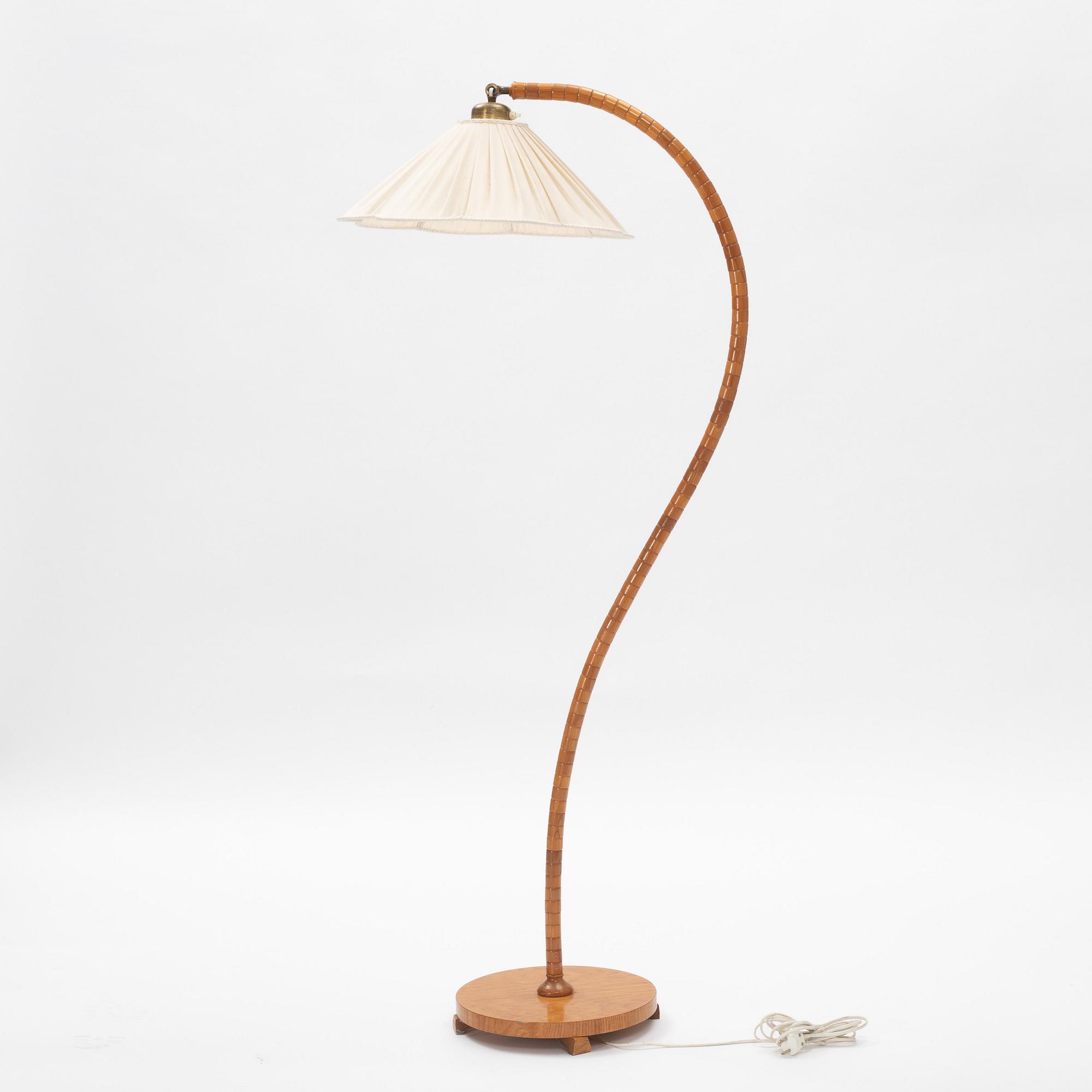 A Swedish Modern floor light, 1940's/50's.