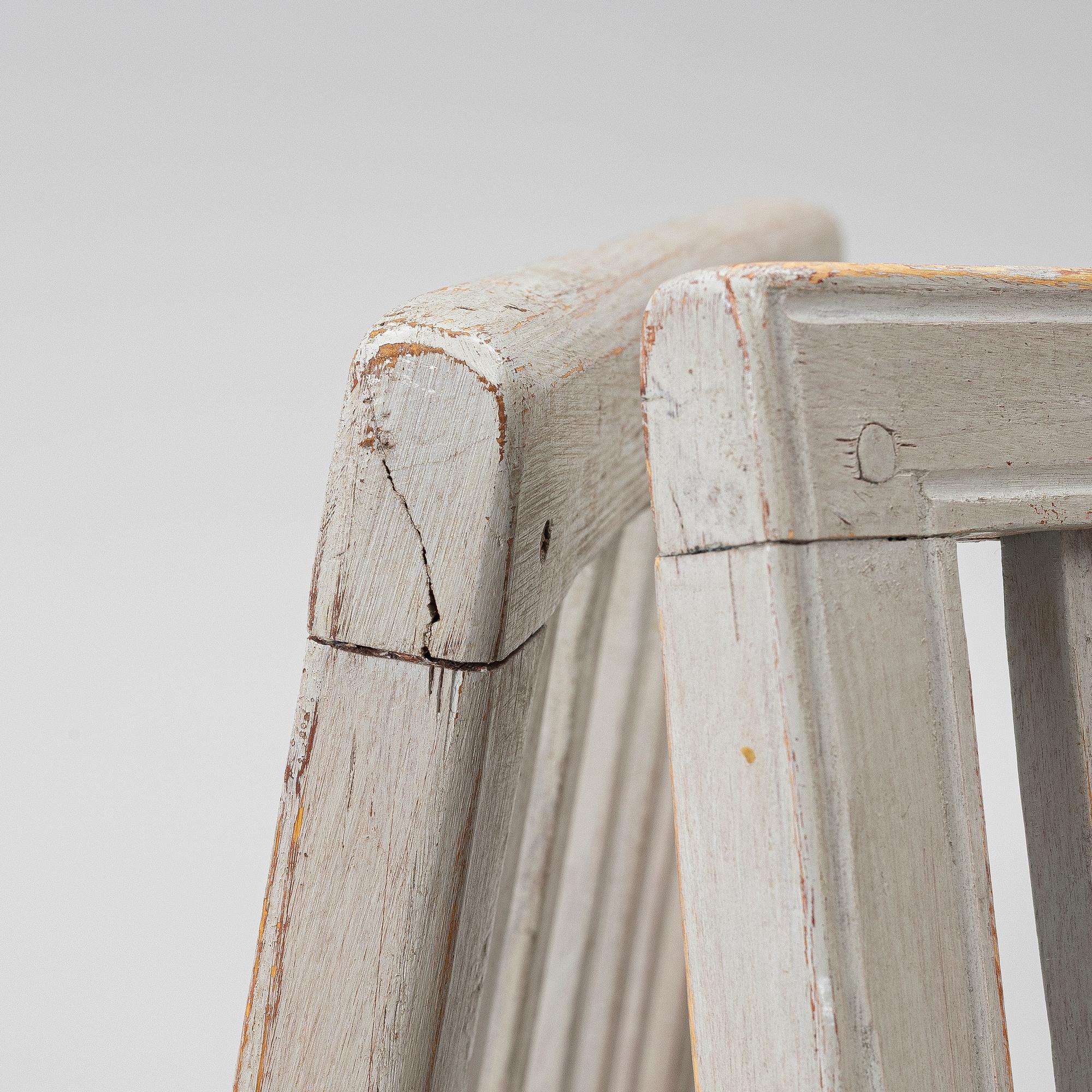 Chairs, 6, circa 1800.
