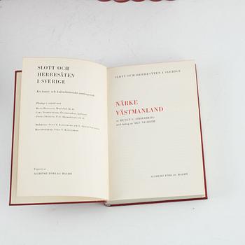 Bokverk, 18 volymer, "Svenska slott och herresäten", Allhems förlag Malmö 1966-71.