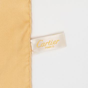 Cartier, a twill silk scarf.