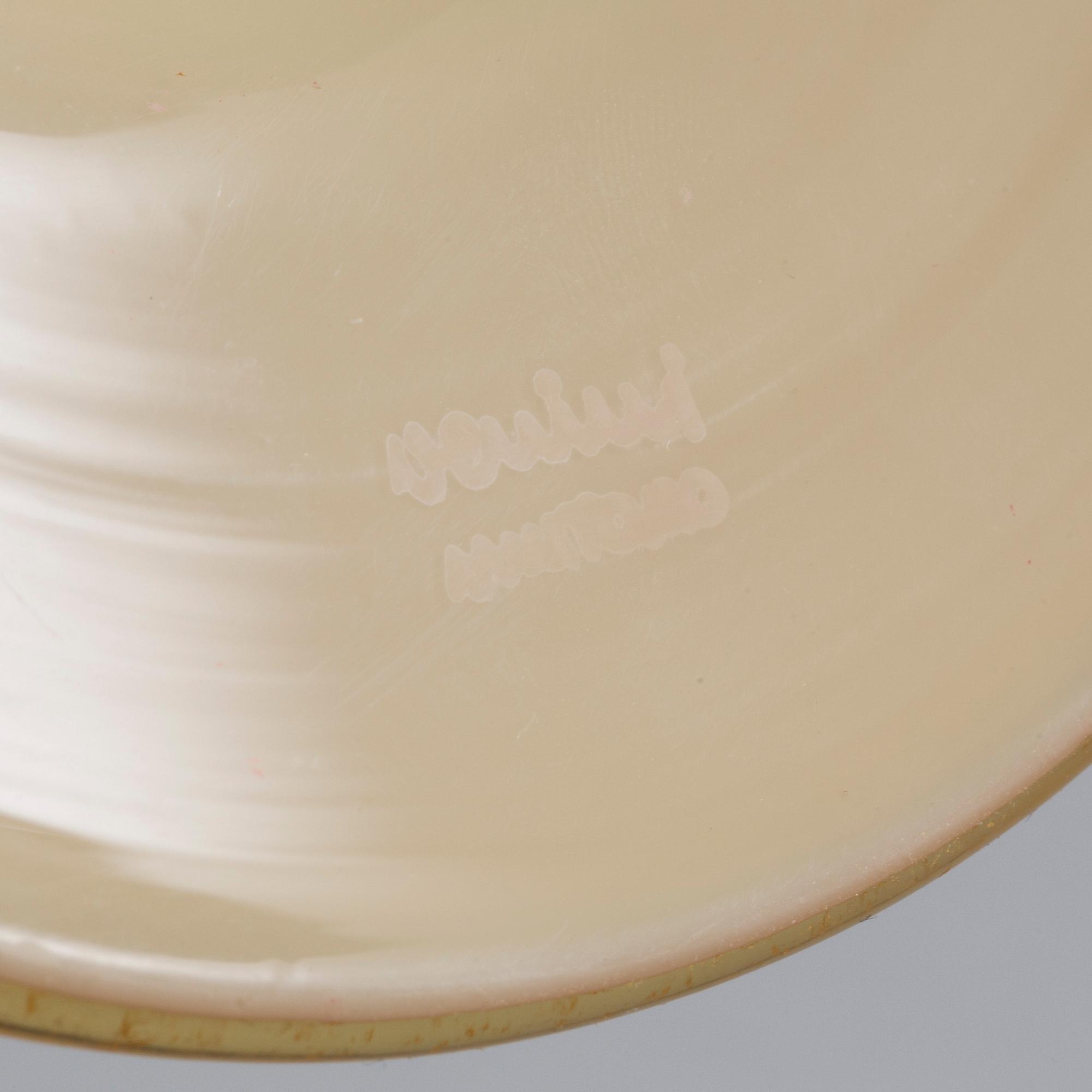 VAS med HÄNKLAR, Art Deco, Napoleone Martinuzzi, Venini, Murano. 1930.