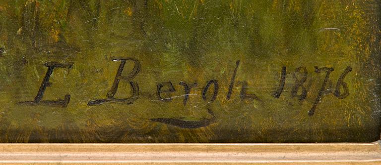 Edvard Bergh, Maisema lehmillä.