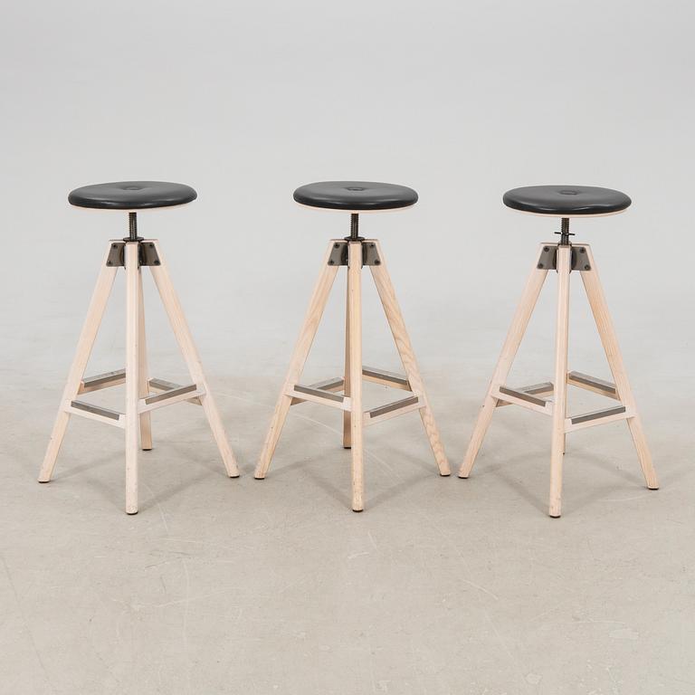 Bar stools, 6 pieces, SA Möbler, 21st century.