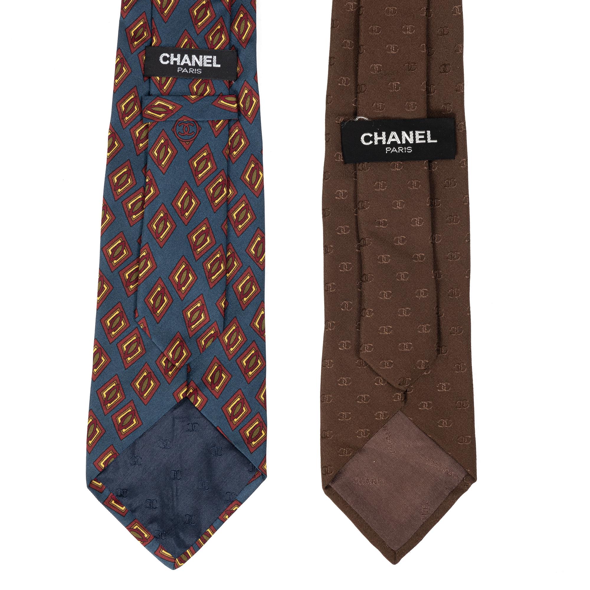 Chanel, Ties, 2 pcs.