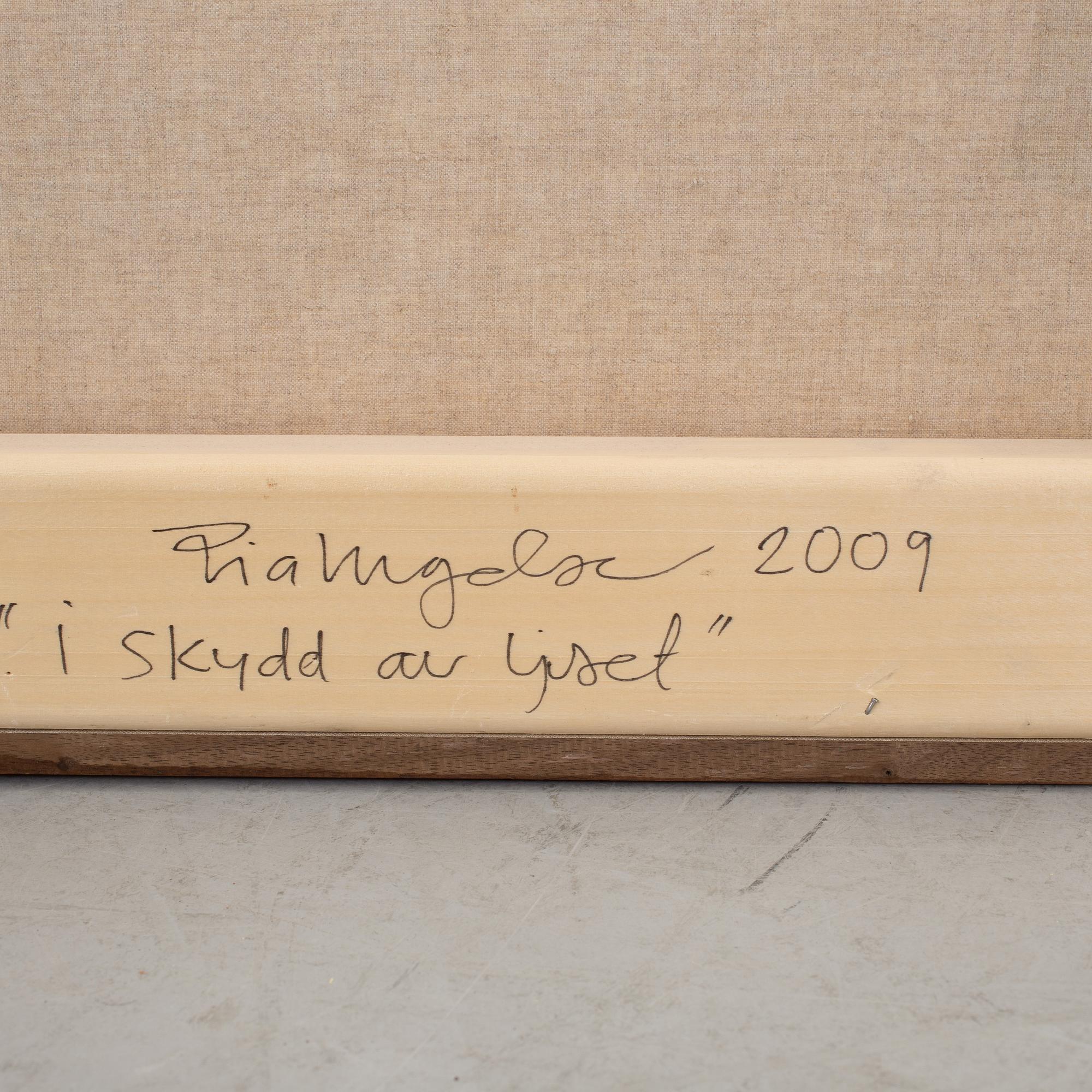 PIA INGELSE, olja på duk, signerad.