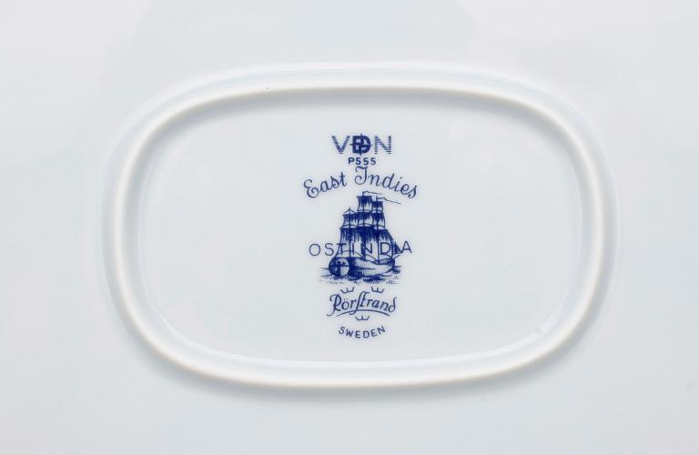 MATSERVIS, 76 delar, porslin, "Ostindia", Rörstrand, formgiven 1932.